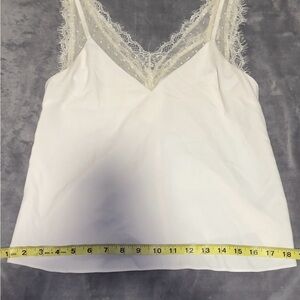 ASOS White Lace Detail Chemise